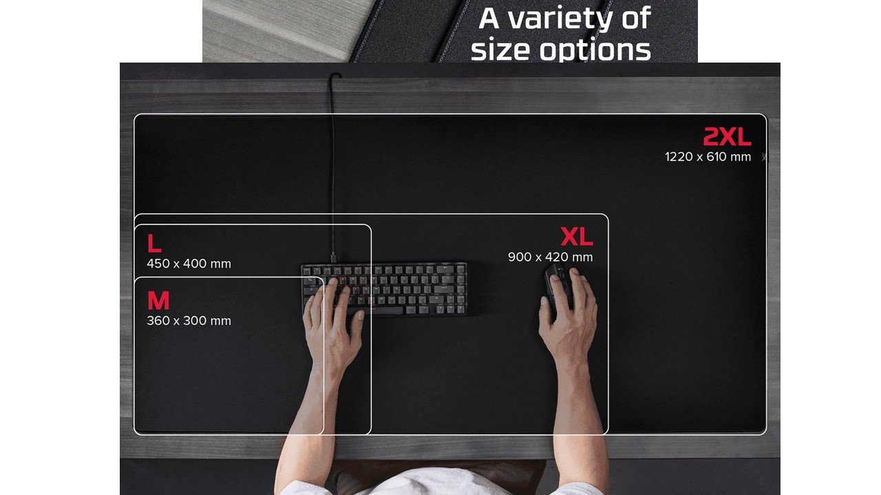 HyperX Pulsefire Mat - Gaming Mouse Pad - Cloth (2XL)